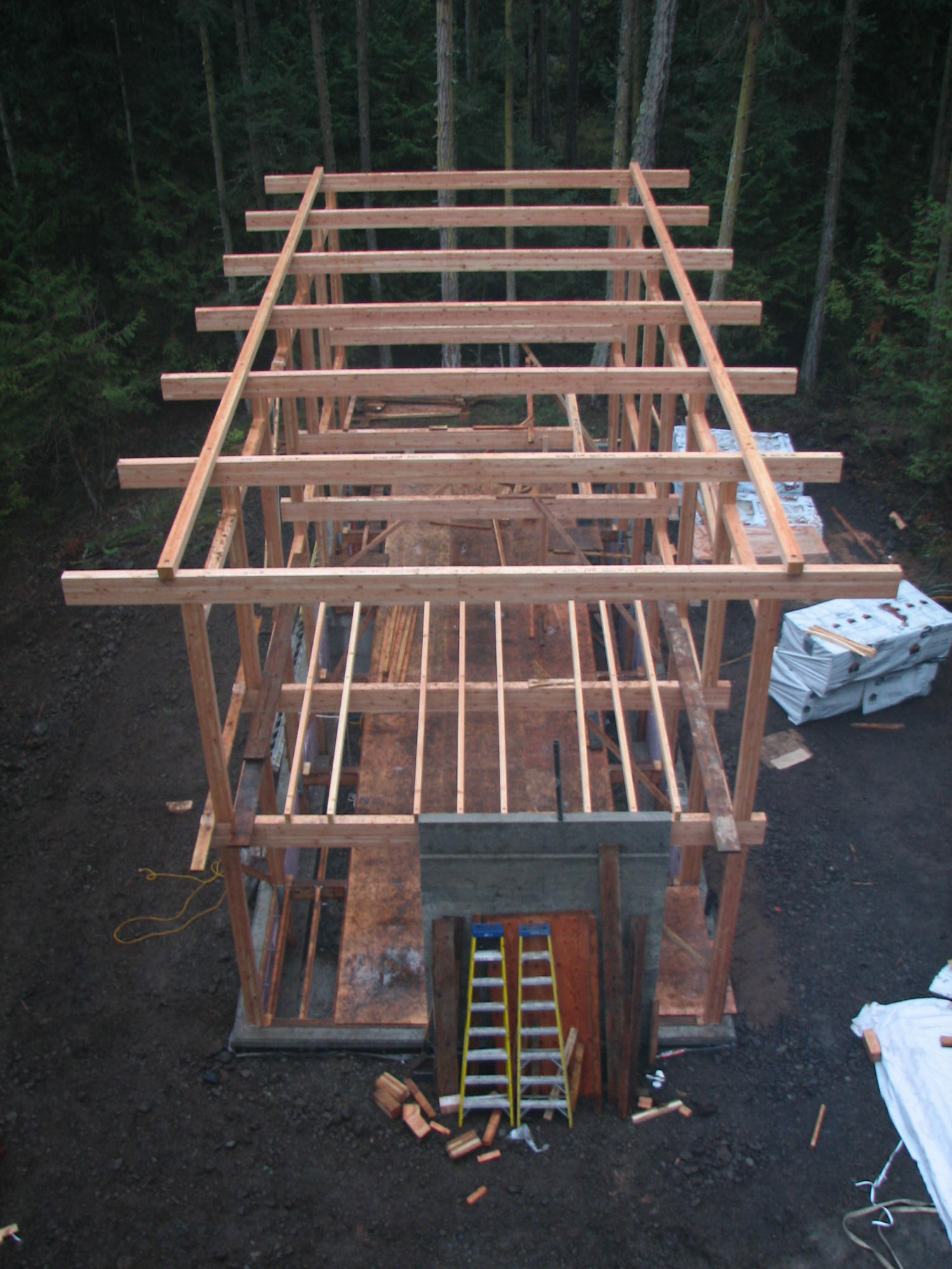 Shaw Cabin construction